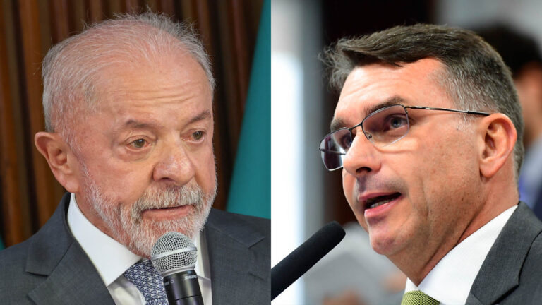 La plate-forme internationale place Flávio devant Lula
